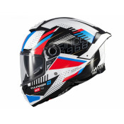 MT Thunder SV 4 LUMINENCE zárt bukósisak kék-fehér-piros